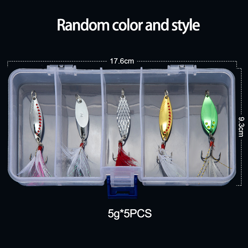 Fishing Lure Spoon - Cucchiaio di metallo Spinner Richiamo di