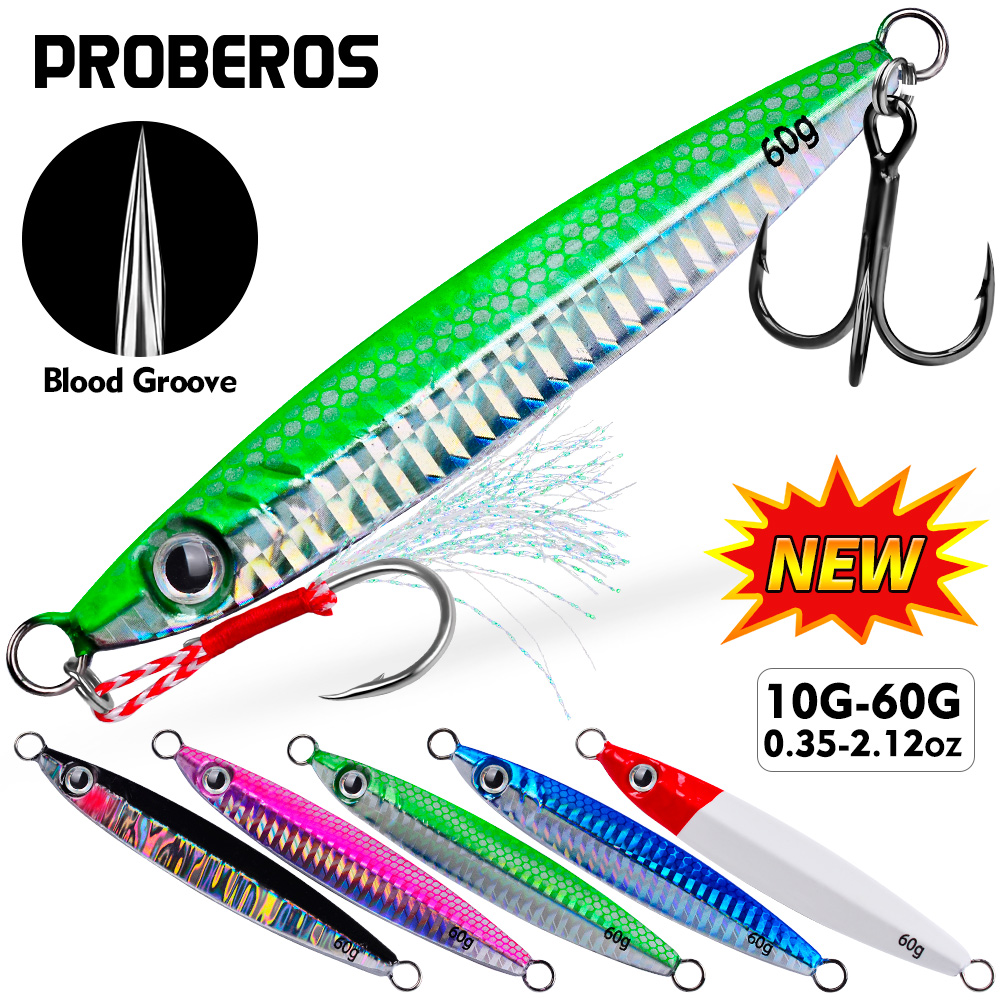 Fishing Lure Spoon - Proberos 1pz Esca Artificiale in Metallo