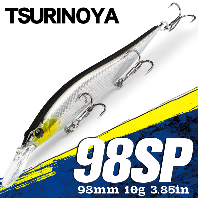 Fishing Lure Jerkbait - TSURINOYA Sospeso Minnow Jerkbait AURORA 98SP