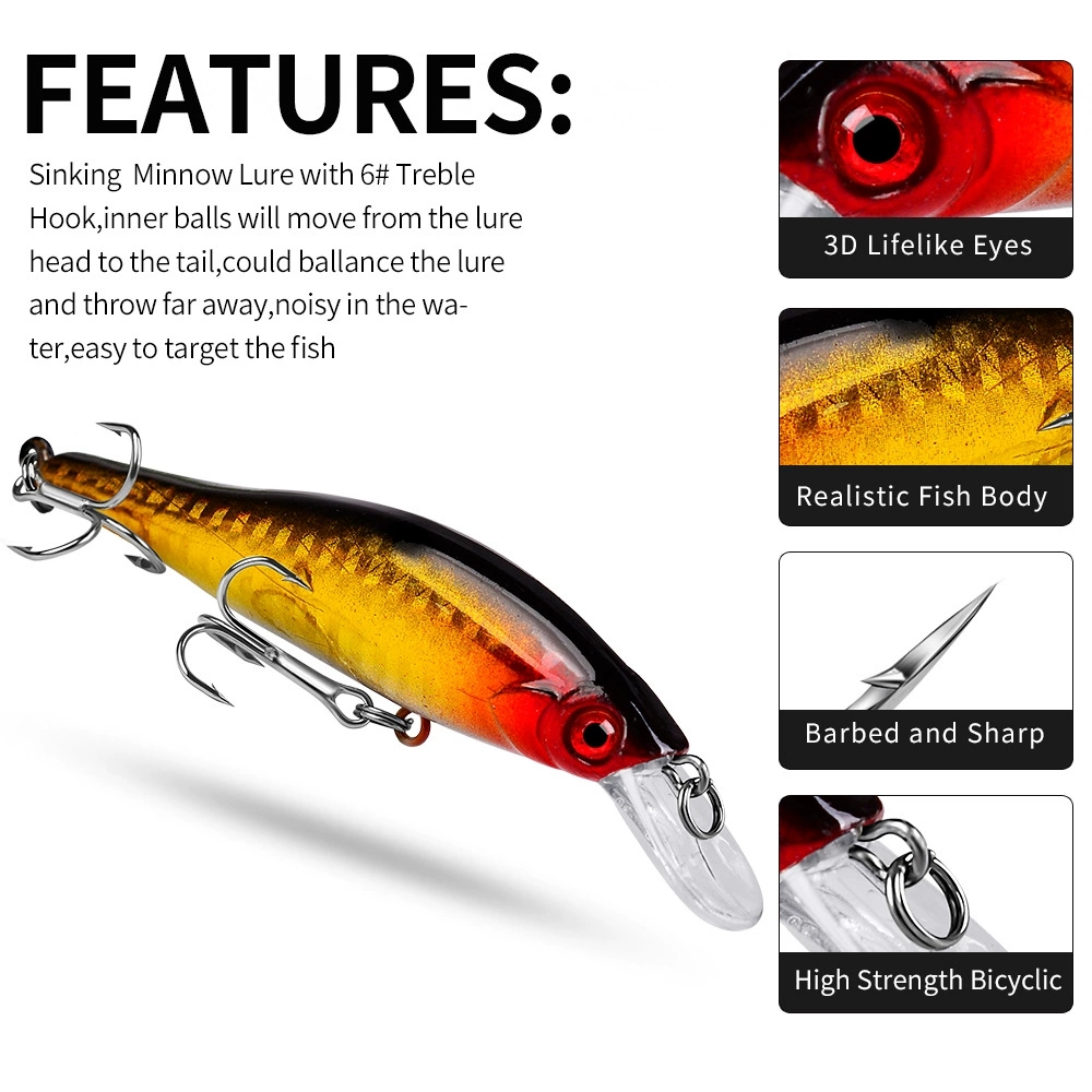 Esche artificiali a immersione - Fishing Lure Jerkbait recensione e prezzo