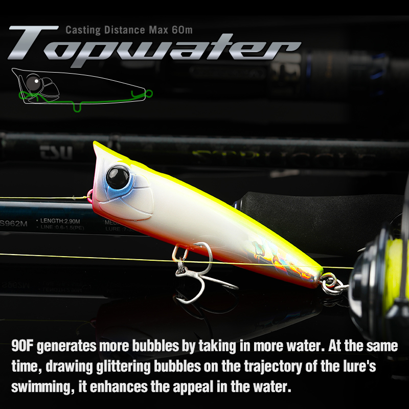 TSURINOYA 90mm 23g Topwater Po - Fishing Lure Topwater recensione e prezzo