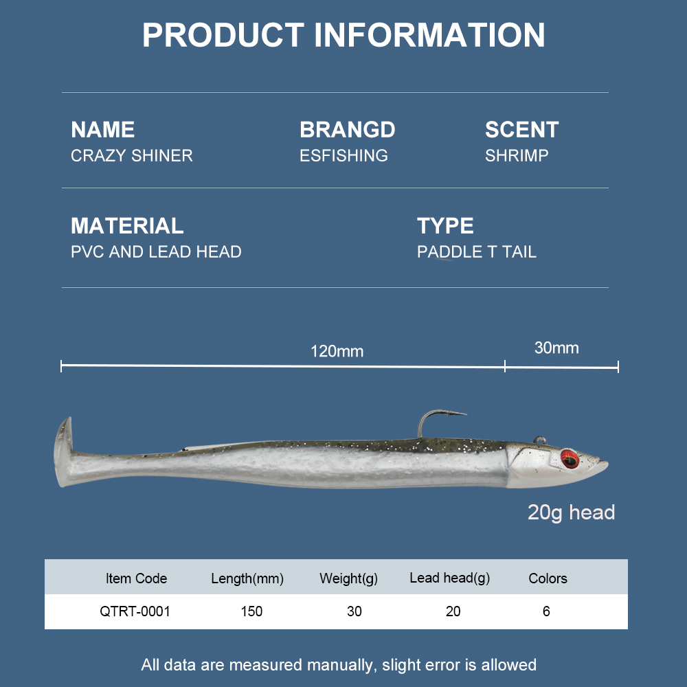 ESFISHING Esca Morbida da Pesc - Fishing Lure Soft Plastic recensione e prezzo