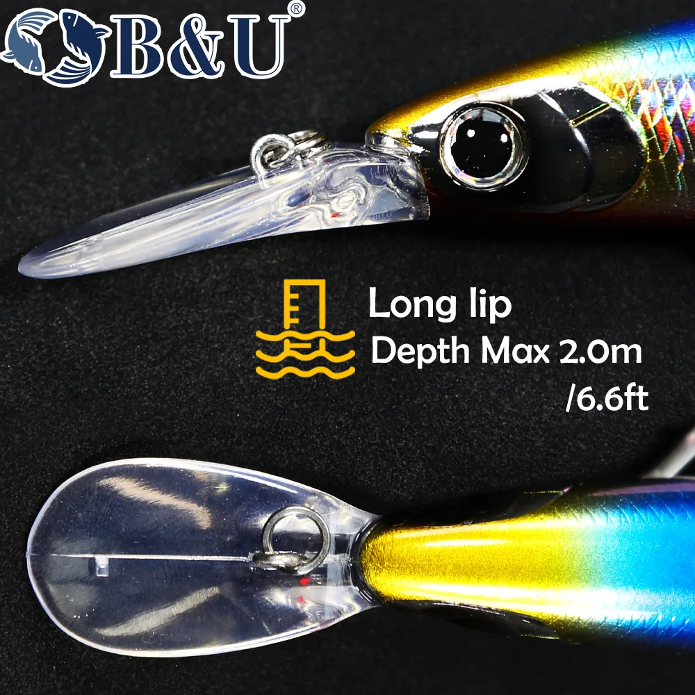 B&U 125mm Affondamento Minnow  - Fishing Lure Jerkbait recensione e prezzo